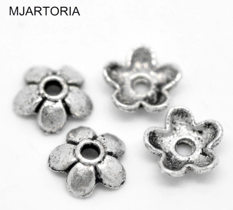 Лидер продаж 2x300 серебристого цвета с цветочным узором застежки в форме цветка