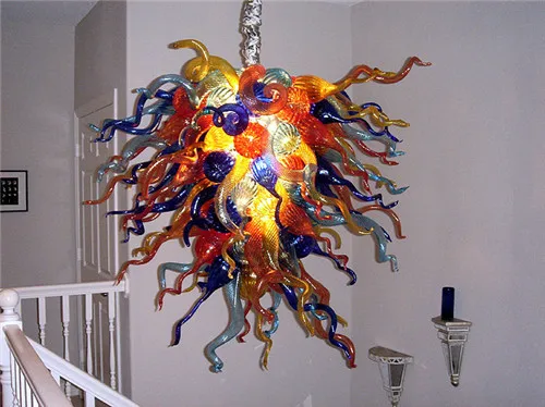 

Wholesale Energy Saving Murano Glass Colored Lighting Chandelier Pendant for Party Decoration with High Quality