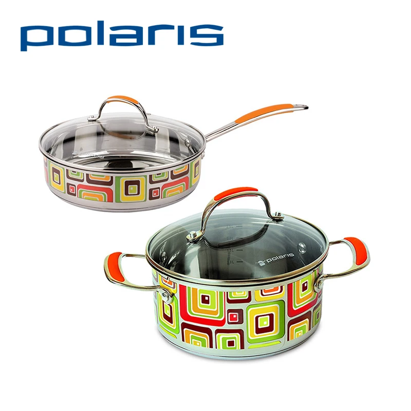 Кастрюля Polaris FL-20C + Сотейник FL-24SP Нерж. сталь | Дом и сад