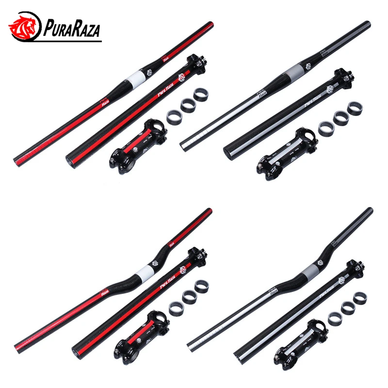 Комплект руля для велосипеда PURA RAZA из карбона mtb подседельный штырь стержень 5 шт.