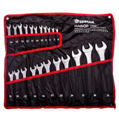 НАБОР ГАЕЧНЫХ КЛЮЧЕЙ &quotERMAK&quot 22 предмета ( 6 32 мм) комбинированных|set of wrenches|tools