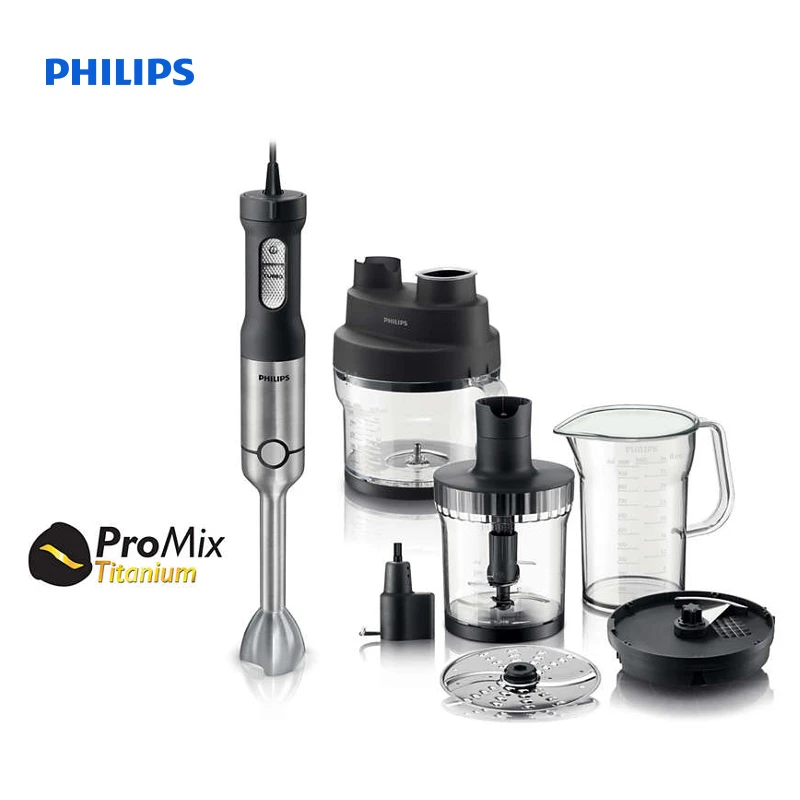 Philips Avance Collection Hand blender with ProMix blending technology 750 W Metal bar (Titanium) HR1689/90 | Бытовая техника