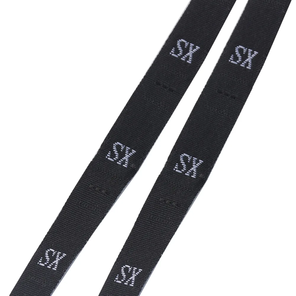 DoreenBeads размер этикетки одежда тканые бирки XS-2XL белый черный 32 мм(1 2/") x 12 мм(4/8") 1 рулон(около 400 шт