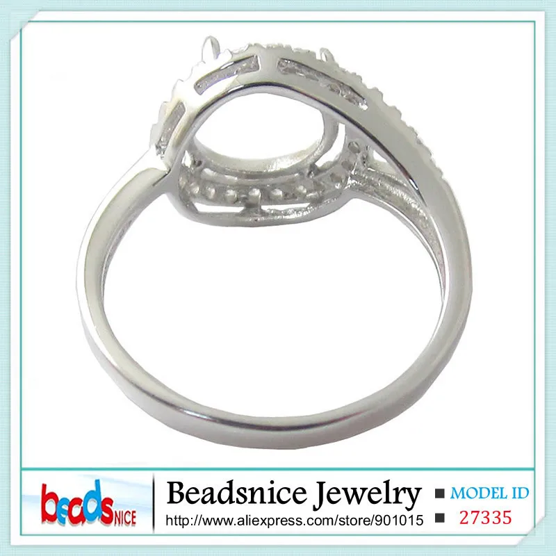 Beadsnice ID27335 кольцо из стерлингового серебра 925 пробы горячая распродажа Высокое качество дизайн для женщин кольца подходят 8 мм Круглый драгоценный камень