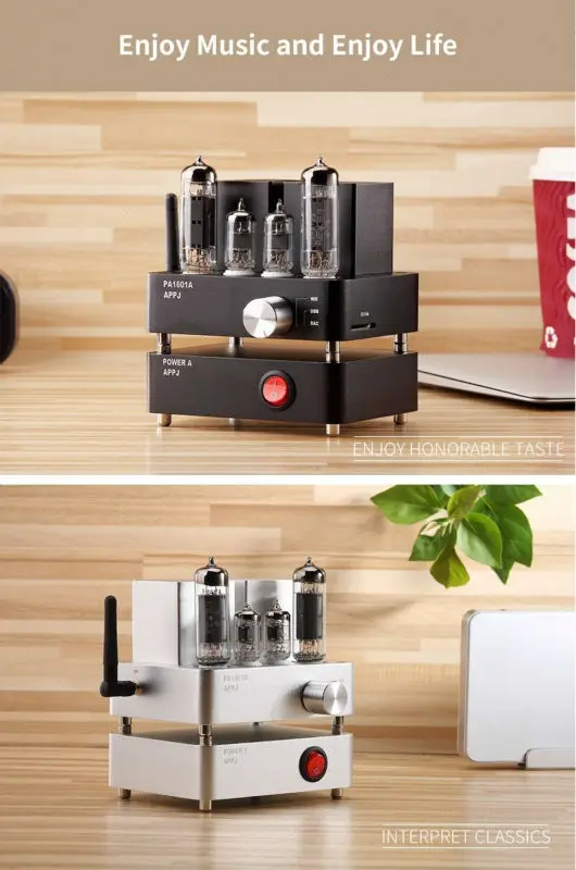 APPJ PA1601A 6P14(el84) Ttube усилитель wifi USB SD мульти приемник декодер лампа Amp HIFI EXQUIS
