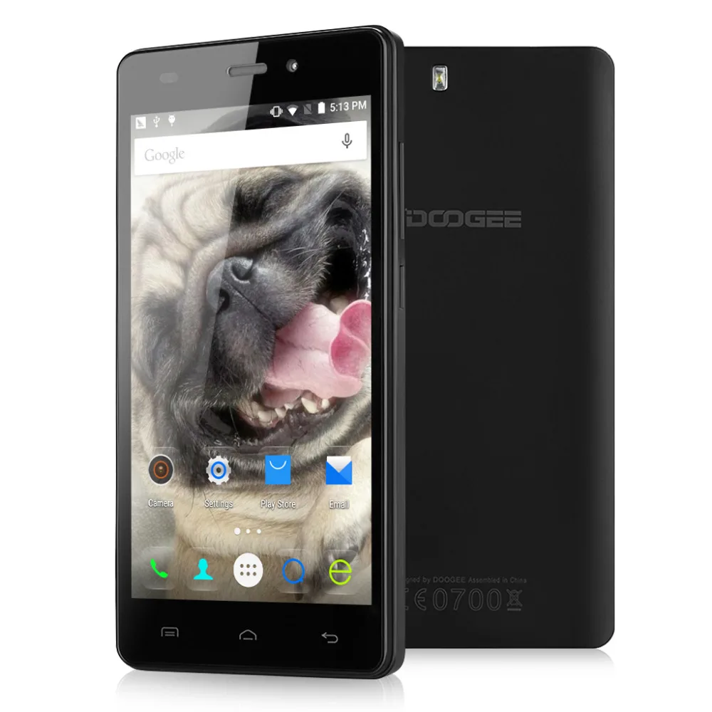 Оригинал Doogee X5 Pro 5.0 inch Android 6.0 MTK6735 Quad Core Сотовый Телефон Оперативной Памяти 2 ГБ + Rom