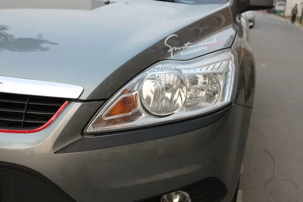 Автомобильные наклейки из углеродного волокна для фар для Ford Focus 2 MK2 2009-2011
