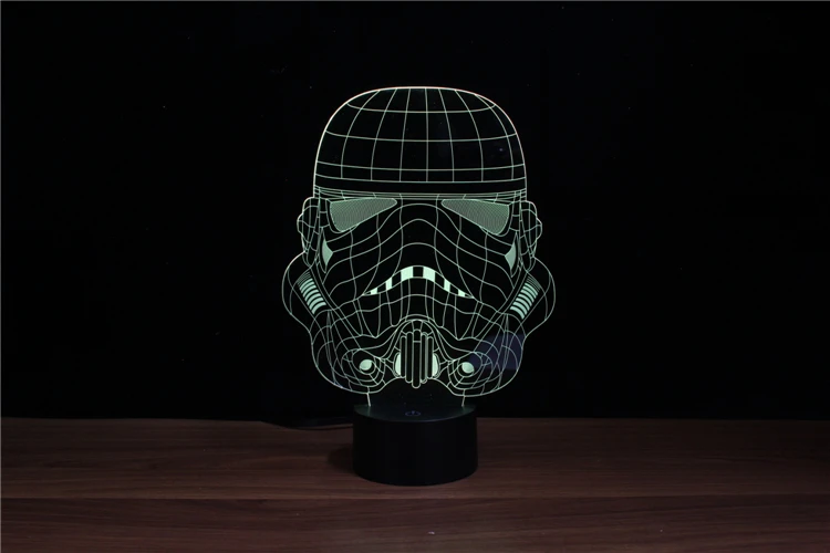 Рождественские украшения для домашнего кино Сувенир 3D светодиодный ночник