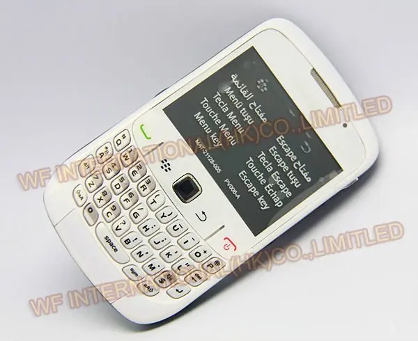 Смартфон BlackBerry 8520 Curve, разблокированный 3g wifi Bluetooth 8520, мобильный телефон и белый