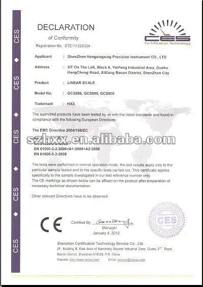 DRO наборы магнитных линейных весов кодер с 3 Осями цифровой индикации GCS899-3/