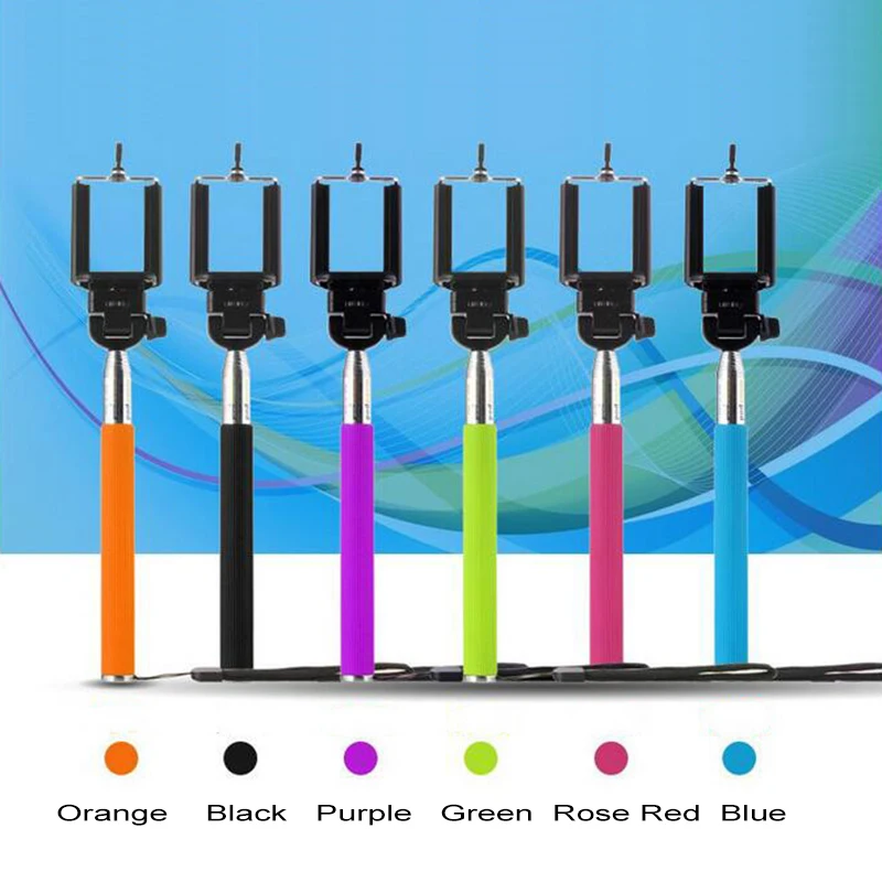 100 шт./лот BRSUANG длинная ручка универсальная Регулировка селфи палка монопод