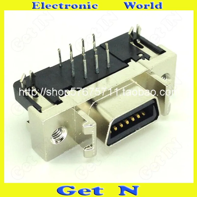 Высококачественный соединитель SCSI 2 шт. разъем MDRD переходник HPCN14P Женский адаптер