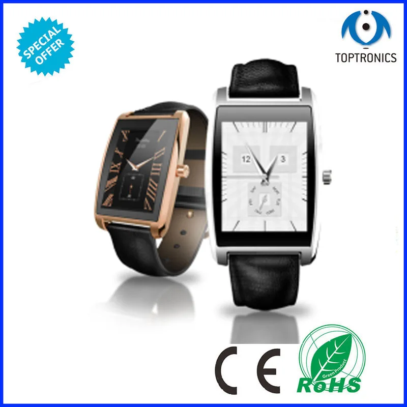 2016 водонепроницаемые Смарт часы с сенсорным экраном и изогнутой поверхностью