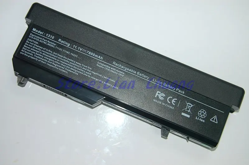JIGU 9 ячейки ноутбуков Батарея для Dell Vostro 1310 1320 1510 1520 2510 для Dell N950C T114C U661H 9 ячеек