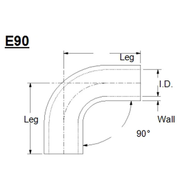 HOSINGTECH-маленький диаметр заводская цена 28 мм синий 90-градусный автомобильный