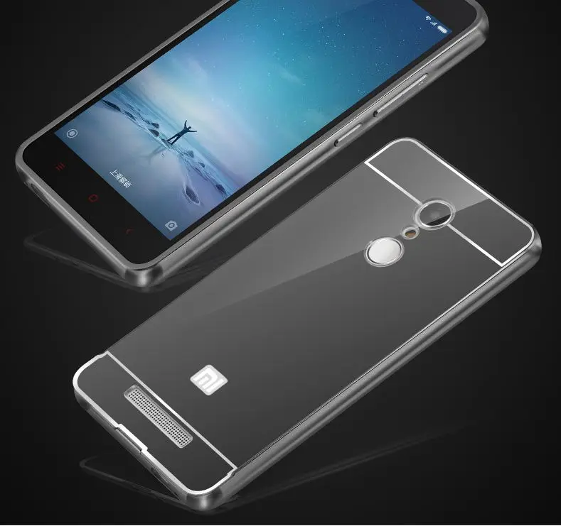 IMIRACLE PC Plating Mirror For XiaoMi Redmi Note 3 Back Case Metal Aluminum Protective Xiaomi Note3 Pro Cases |