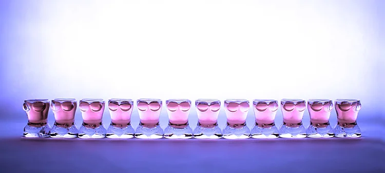 Tipsy Соблазнительные, красота груди стеклянные чашки, посуда для напитков, стеклянный индивидуальный подарок, две контейнеры, напиток больше для удовольствия