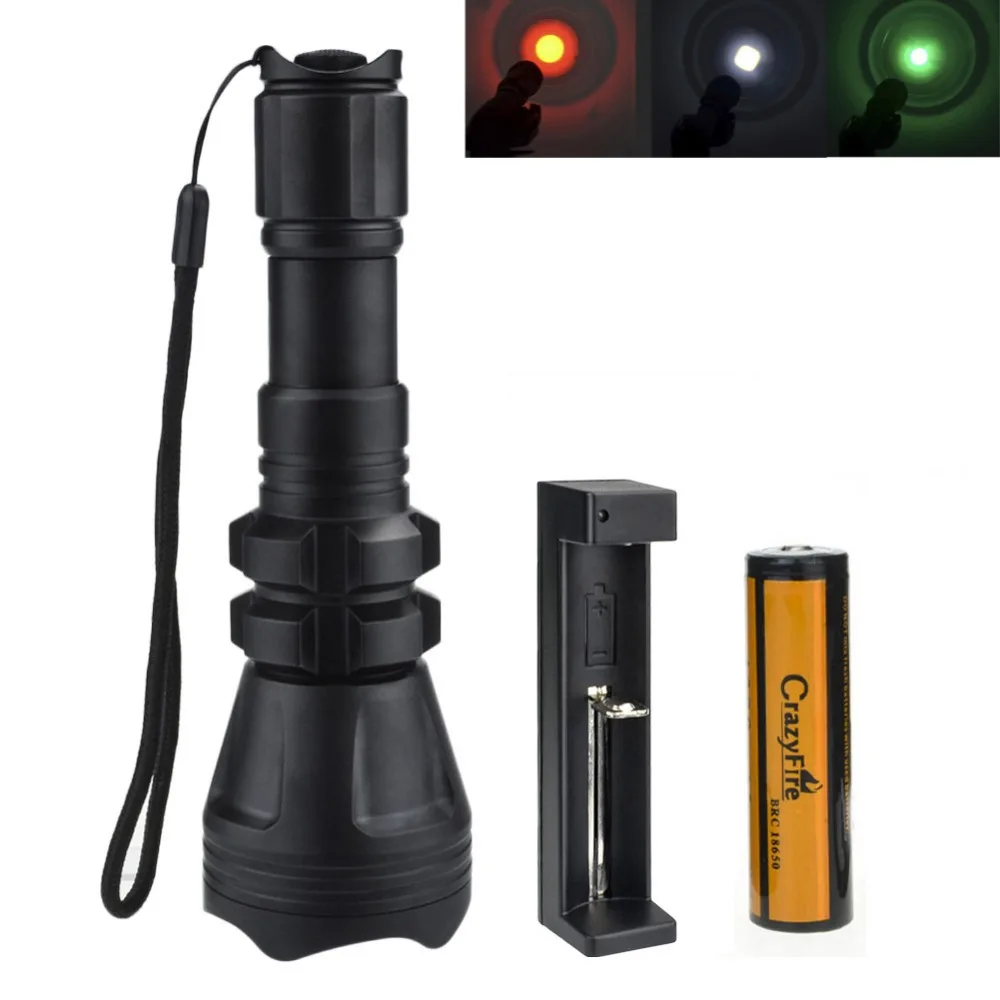 Масштабируемый тактический фонарик Cree XML L2 3000 люмен фонарь светодиодный 500 м