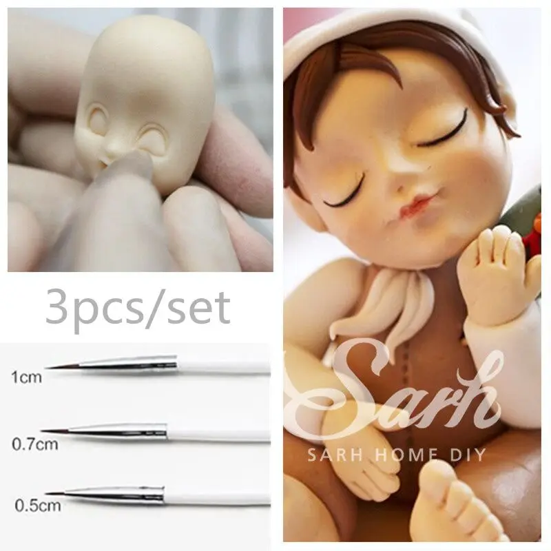 3 шт./компл. ручная роспись крючок ручка для рисования художественная Ручка #0 #00 #000 инструмент поделок из