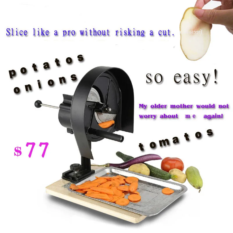 Растительные фрукты Slicer Cutter помидоры картофель лук редис нарезать ломтиками