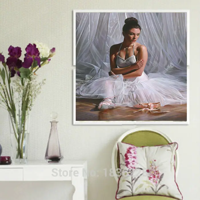 Современные картины балерина картина маслом Декор Настенная танцующих людей