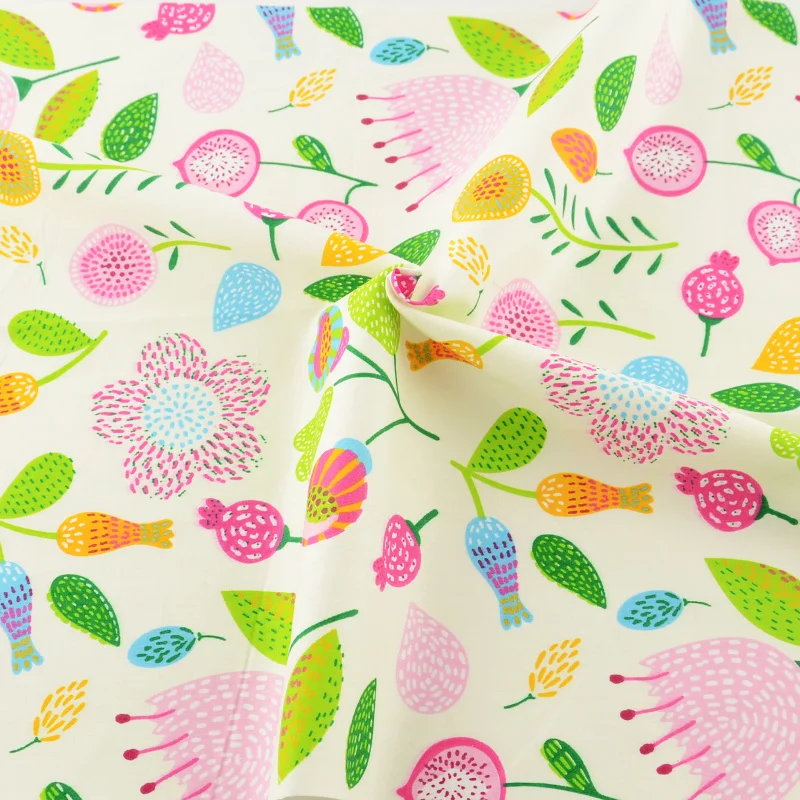 50cmx160cm/piece printed floral pattern cotton fabric tilda for baby bedding clothing tecido quilting sewing tecidos para roupa|tilda pattern|fabric