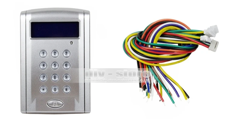 DIYSECUR пульт дистанционного управления ID карты контроль доступа Система безопасности комплект с дверной звонок Кнопка+ замок+ 10 бесплатных ID карт
