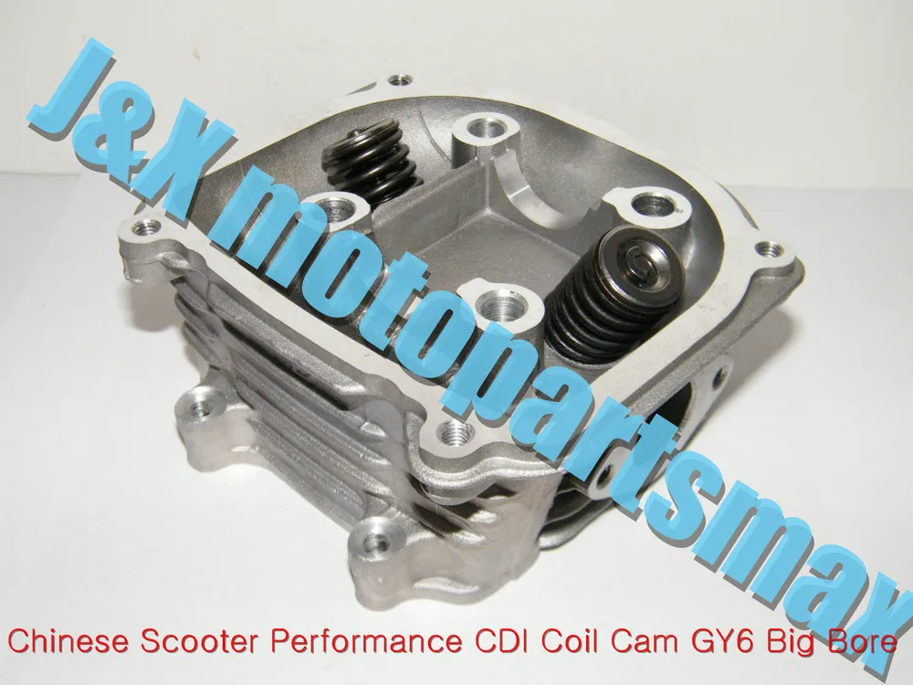 GY6 125cc 150cc обновление до GY6 200cc, большой диаметр 61 мм 157qmj 152qmi двигатель, добавить мощность не менее 50%, гоночный цилиндр комплект головки
