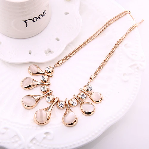 2017 Горячая Слеза Горный Хрусталь Заявление Свадебные Украшения Воротник