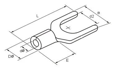 Неизолированная клемма лопатки SNB 100 5 3 шт.|spade terminal|non-insulated terminalterminal spade |