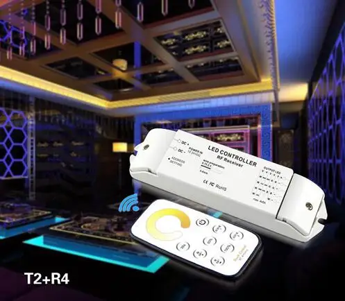 T2 + R4 CT светодиодный контроллер RF сенсорный пульт дистанционного управления led ct
