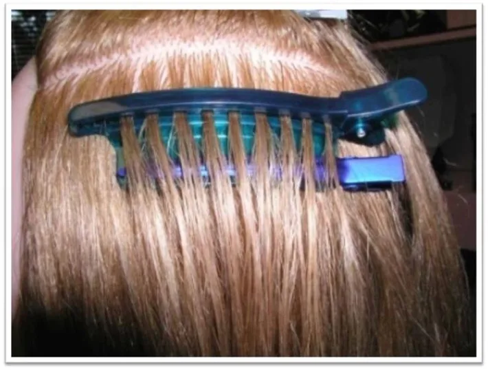 Разделительные зажимы,, легкие скоростные сепараторы, зажимы синего цвета, 10 шт./лот, разделительные зажимы для наращивания волос
