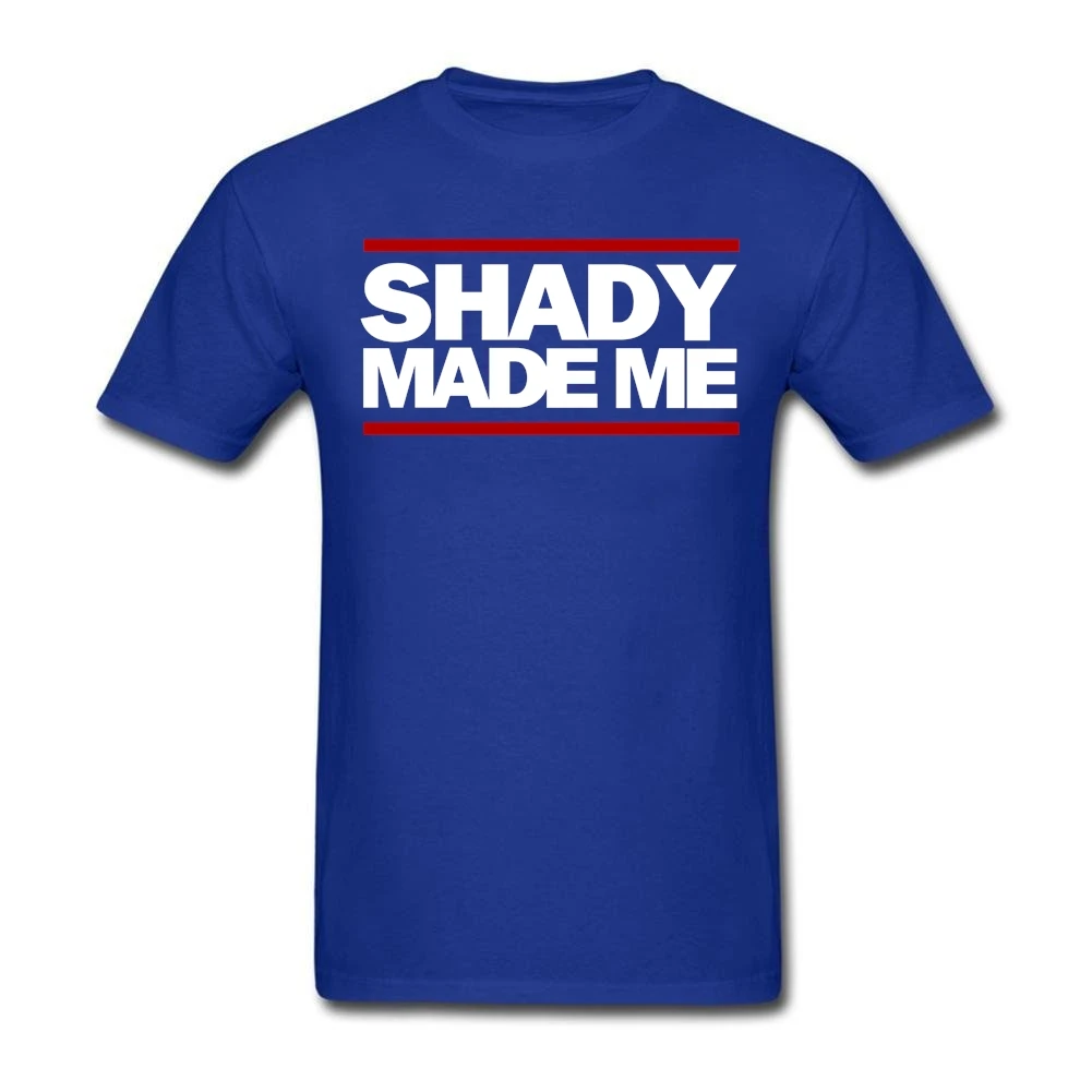 Мужская футболка с железными буквами Shady Made Me Молодежная Футболка вырезом