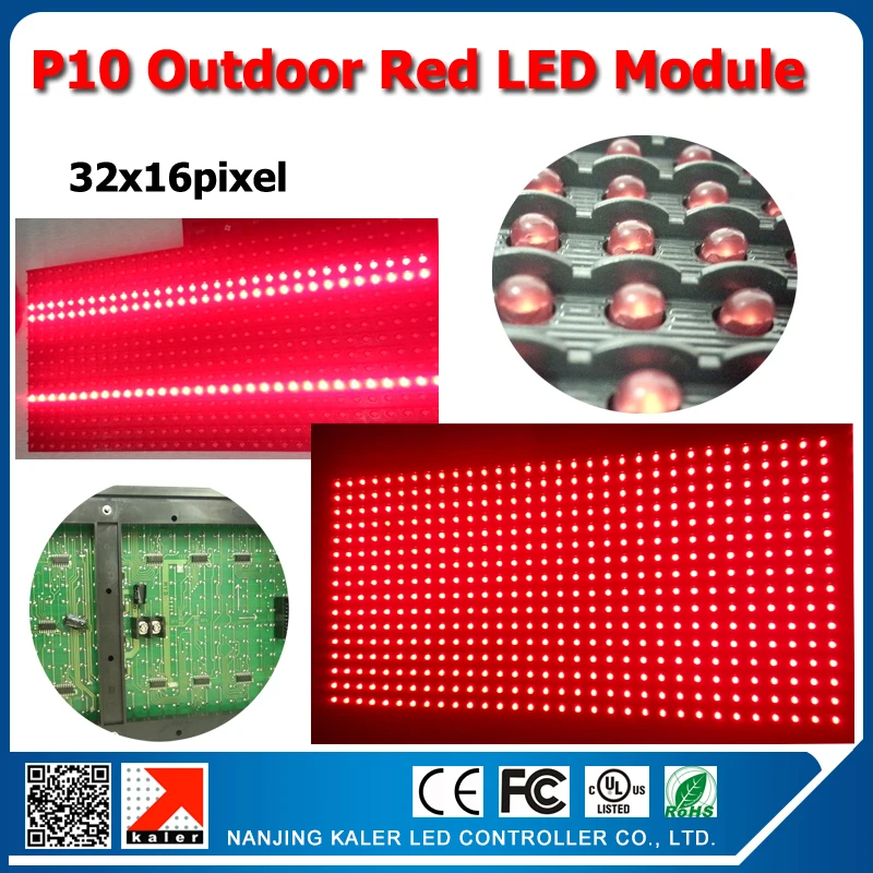 

TEEHO BIG PROMOTION 320x160mm 32x16 pixel P10 outdoor red led module for outdoor red color led sign advertising board