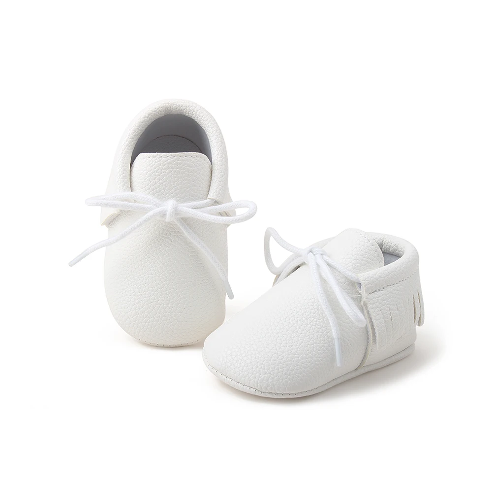 

Delebao Pu Leather Tassle Style Baby Shoes Unique Man-made Leather Baby Boy & Girl Shoes Lace-up Spring/Autumn First Walkers