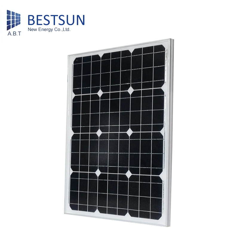 BS-50W 12v mono Foldable solar panel cell Portable price per watt panels for apartments installation ABTSOLAR BESTSUN | Обустройство