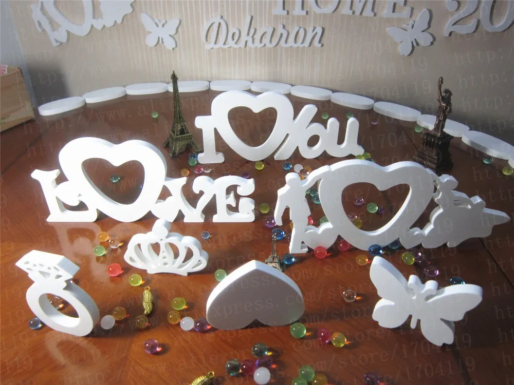 Домашний декор 3D Наклейка на стену 10 см искусственные деревянные изделия белая