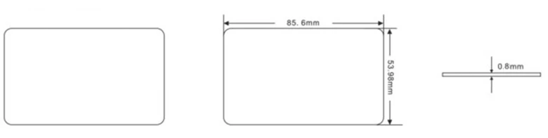 SLE4428 карта с чипом IC ISO7816 ПВХ умной микросхемой чипом микропроцессорные карты 30mil глянцевый