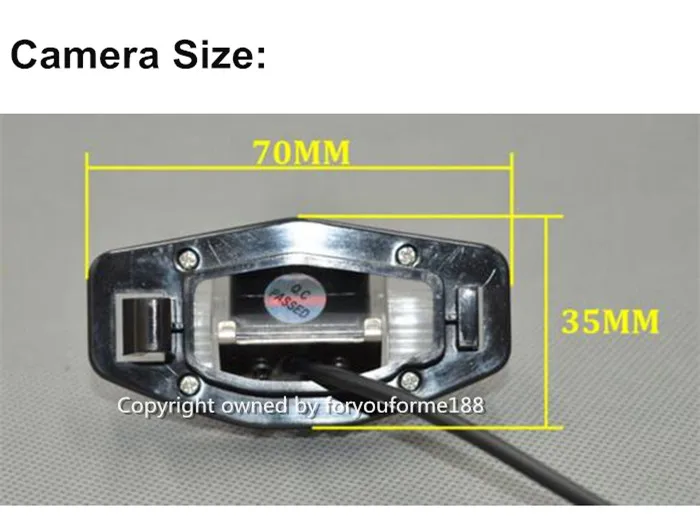 Зеркало с монитором автомобиля 4 3 дюйма TFT ЖК экран HD ночное видение камера