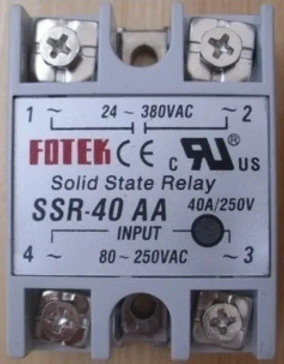 Однофазного переменного тока управления связи SSR 40AA 220V fotek твердотельные реле|relay