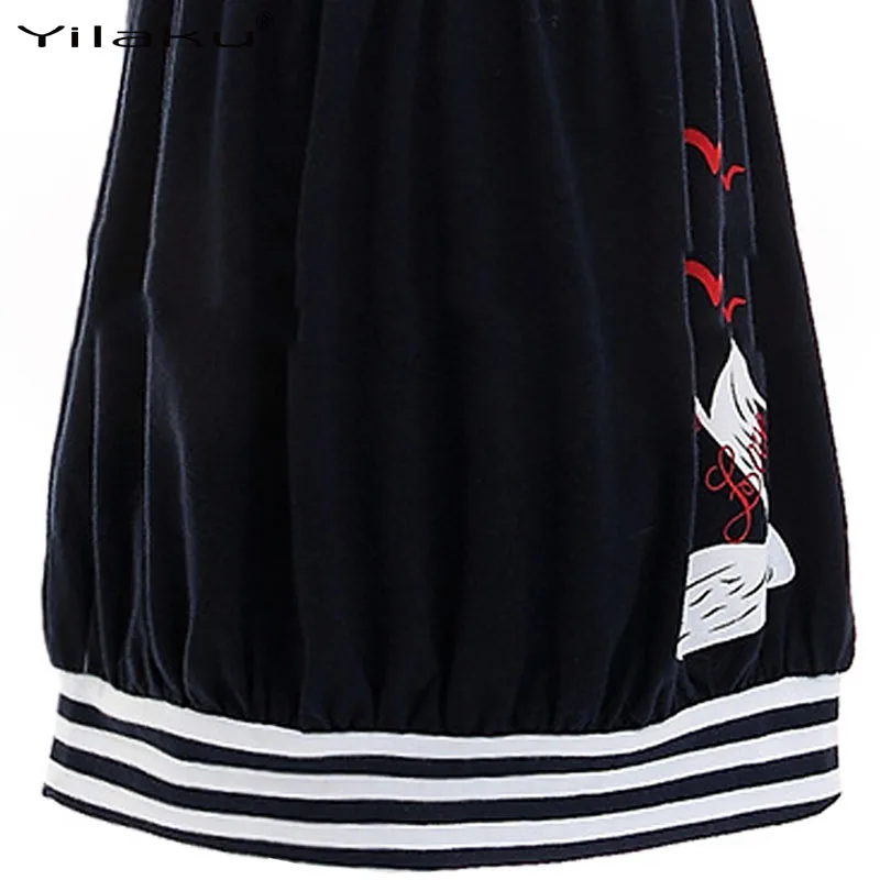 Yilaku/платье для девочек летнее платье без рукавов детское платье-комбинация в