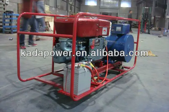 GF1-7.5KW дизельный генератор 8 кВт генератора 9 ква дизельный дженсет с водяным охлаждением
