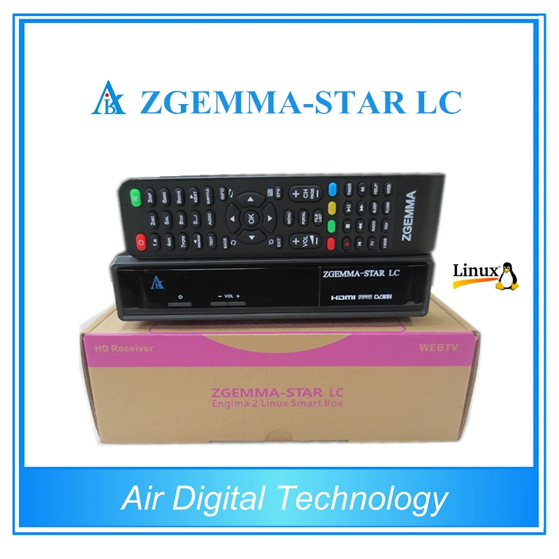 10 шт./лот оригинальный цифровой кабельный ТВ приставка zgemma star LC с DVB C тюнер Лучший