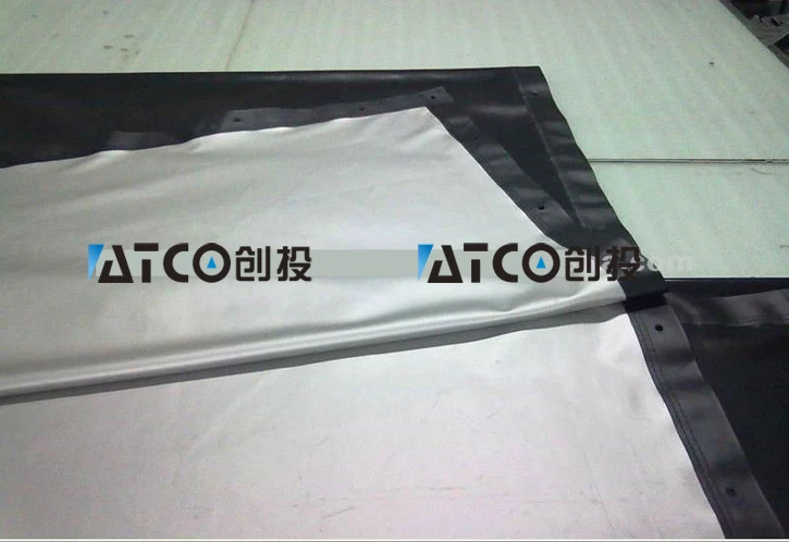 WZATCO 15" 180" 20" 250" 30" 3D экран 16:9 складной 3D Серебряный Простой Большой размер киноэкран ткань для XGIMI H2 H1 проектор