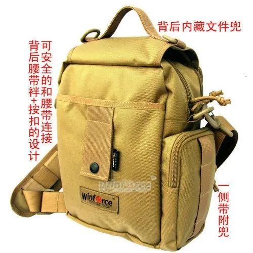 Ремень для тактического снаряжения WINFORCE/WS-1" Whelk" сумка/ CORDURA/гарантированное качество Военная и наружная сумка через плечо