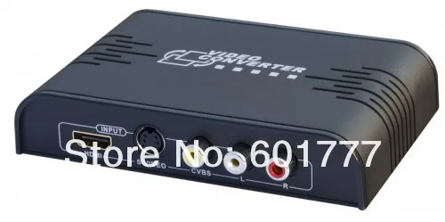 363A RCA композитный видео и S-video в HDMI конвертер, HDMI конвертер видео Upscaler до 720p 1080p AV переключатель конвертер AV адаптер