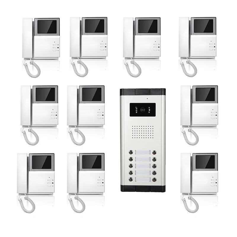 Лидер продаж цифровой цветной жидкокристаллический дисплей 1V10 для умного дома 4 3