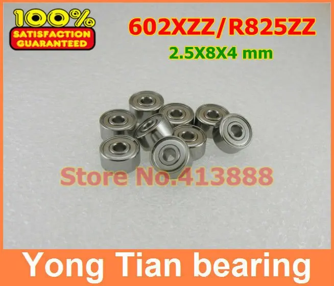 10 шт. Миниатюрные шарикоподшипники 602XZZ 2 5*8*4 мм бесплатная доставка|bearing 10pcs|bearing