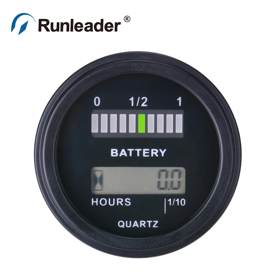 Светодиодный ЖК дисплей Runleader AGM GEL FeliPO4 вольтметр индикатор заряда батареи со