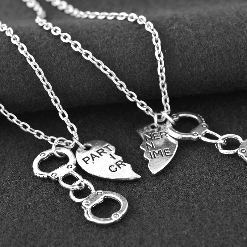 2 шт./компл. 48 см колье чокер из серебряного сплава|partners in crime|fashion chokersilver choker |